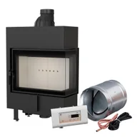Kominki wolnostojące - Kratki.pl Marek Bal INTELIGENTNY KOMINEK LUCY SLIM 12 8kW PRAWY Z MSK LUCY/12/SLIM/P/BS/Z/MSK - miniaturka - grafika 1