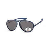 Okulary przeciwsłoneczne - Montana Okulary Aviator (pilotki) MP29B granatowe matowe mp29b - miniaturka - grafika 1