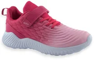 Buty dla dziewczynek - Dziewczęce lekkie buty sportowe Befado 516Q335 Snake Różowe - miniaturka - grafika 1