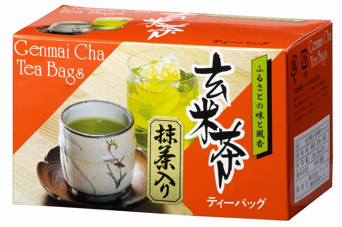 GENMAICHA 20TB - JAPOŃSKA ZIELONA HERBATA Z RYŻEM, MARUKA