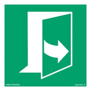 AE057 CIĄGNĄĆ Z LEWEJ STRONY ABY OTWORZYĆ, TS - PŁYTA TD FOTOLUMINESCENCYJNA; (500X500MM) - Systemy ekspozycyjne i znaki informacyjne - miniaturka - grafika 1