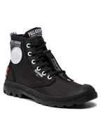 Buty trekkingowe damskie - Palladium Trapery Pampa Lite Overlab 76639-001-M Czarny - miniaturka - grafika 1
