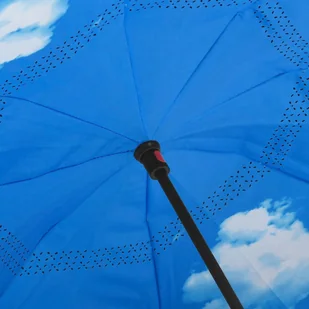 vidaXL Parasolka z uchwytem w kształcie litery C, czarna, 108 cm - Parasole - miniaturka - grafika 1