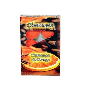 Podgrzewacze Cinnamon and Orange cynamon i pomarańcza 14 g 6 sztuk - Świece - miniaturka - grafika 1