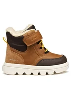 Buty dla chłopców - Geox Kozaki B Willaboom B Ab B365BC 0ME22 C6654 M Brązowy - miniaturka - grafika 1