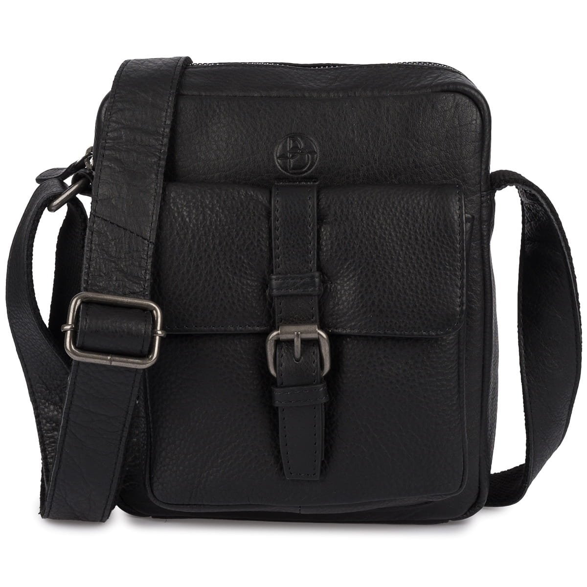 Torba skórzana czarna AMADEO II