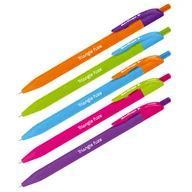 Długopisy - Długopis automatyczny Triangle Fuze RT niebieski 0,7mm trójkątny kształt 40szt/opak - miniaturka - grafika 1