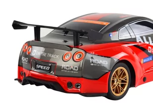 Duże Auto Sportowe Zdalnie Sterowane 1:10 Czerwone - Zabawki zdalnie sterowane - miniaturka - grafika 3