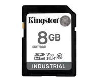 Karty pamięci - Kingston 8GB SDHC Industrial UHS-I U3 V30 A1 pSLC - miniaturka - grafika 1