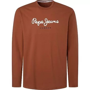 Pepe Jeans Koszulka męska Eggo Long N, Brązowy (rzeźba), S - Koszulki męskie - miniaturka - grafika 1