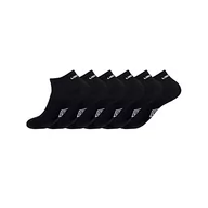 Skarpetki damskie - UMBRO UMB/AM/TCX6 Lekkie skarpety męskie - Zestaw 6 - Męskie skarpety sportowe, wygodne, trwałe, czarny, 39-42 EU - miniaturka - grafika 1