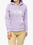 Bluzy sportowe damskie - Bluza damska The North Face Drew Peak Pullover Hoodie - lite lilac - miniaturka - grafika 1