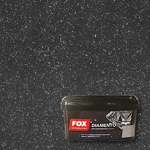 FOX Farba dekoracyjna DIAMENTO Czarny Brokatowy FOX - Farby wewnętrzne - miniaturka - grafika 2