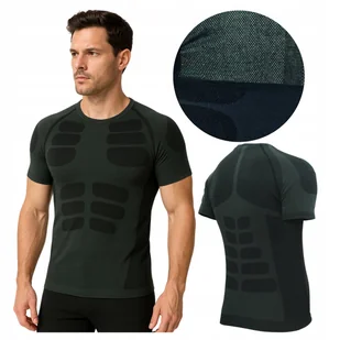 KOSZULKA TERMOAKTYWNA męska krótki rękaw Szybkoschnąca Elastyczna Bezszwowa - Pozostała odzież narciarska - miniaturka - grafika 1
