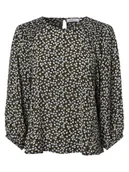 Bluzki damskie - Moss Copenhagen - Bluzka damska  MSCHHibba, wielokolorowy|czarny - miniaturka - grafika 1