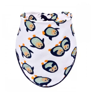 Śliniak-bandana T-TOMI Penguins - Śliniaki i fartuszki - miniaturka - grafika 1