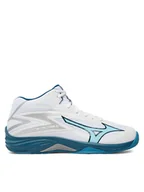 Buty sportowe męskie - Mizuno Buty Thunder Blade Z Mid V1GA2375 Biały - miniaturka - grafika 1