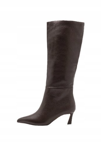 STEVE MADDEN BRĄZOWE KOZAKI KLASYCZNE ZE SZPICKIM NOSKIEM 36 24AC