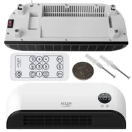 Ogrzewanie przenośne - Kurtyna Powietrzna Led Nagrzewnica Elektryczna 2000W Timer Pilot AD7751 - miniaturka - grafika 1