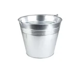 Wiadra i kastry budowlane - Wiadro ocynkowane pierścień 15 litrów 32-20 - miniaturka - grafika 1