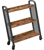 Wózki kuchenne - Industrialny Mobilny Stolik Barowy Do Kuchni I Jadalni G1-F63 - miniaturka - grafika 1
