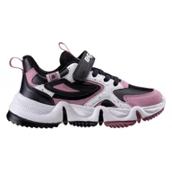 Sneakersy damskie - Dziecięce Sneakersy BEJO BAGLEN JRG M000162023 – Czarny - miniaturka - grafika 1
