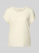 Koszulki i topy damskie - T-shirt o kroju regular fit z mieszanki wiskozy model „MOSTER” - miniaturka - grafika 1