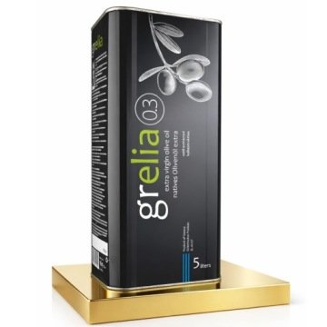 Grecka Oliwa z Oliwek Grelia Extra Virgin 0,3% 5 litrów Premium Jakość