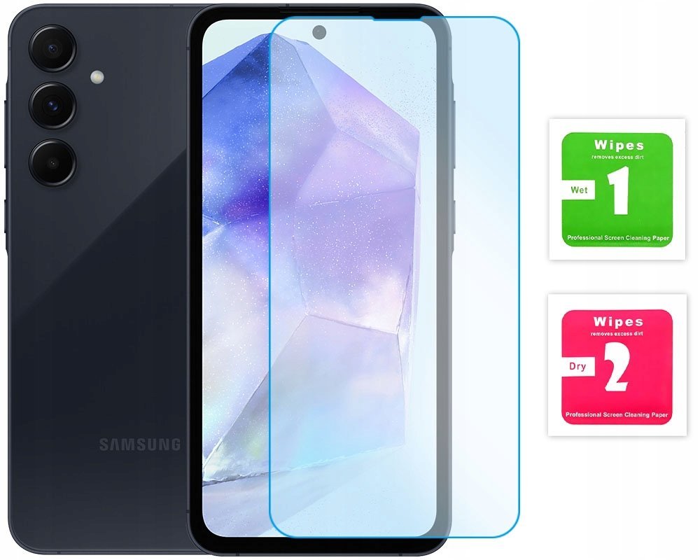 SZKŁO HARTOWANE OCHRONNE PŁASKIE SZYBKA do SAMSUNG GALAXY A35 A55 M35