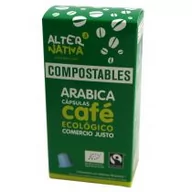 Kawa w kapsułkach i saszetkach - KAWA ARABICA FAIR TRADE BIO 10 KAPSUŁEK DO NESPRESSO - ALTERNATIVA - miniaturka - grafika 1