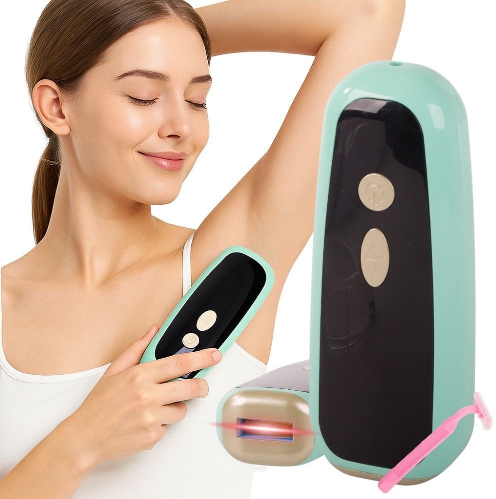 Depilator laserowy ipl bezbolesny do bikini całego ciała zestaw z okularami