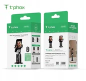 Gimbale - UCHWYT/GIMBAL T-PHOX ICIRCLE TRIPOD FACE TRACKING AI 360 BLACK - miniaturka - grafika 1