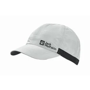 Czapka z daszkiem Jack Wolfskin STRAP CAP cool grey - ONE SIZE - Czapki męskie - miniaturka - grafika 1