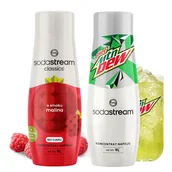 Syropy i koncentraty owocowe - SodaStream Syropy do Saturatora Malina Zero + Mountain Dew Koncentrat - miniaturka - grafika 1