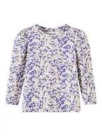 Koszulki i topy damskie - NAME IT Girl's NMFBELLE LS top koszulka z długim rękawem, fioletowy koralowy, 98, Purple Corallites, 98 cm - miniaturka - grafika 1
