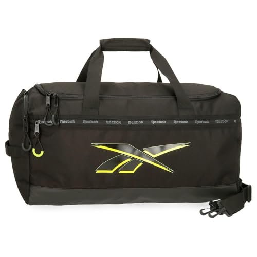Reebok Berlin Torba podróżna Czarny 55x28x21,5 cm Poliester by Joumma Bags, Czarny (Black), Talla única, Torba podróżna