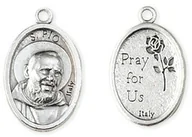 Biżuteria religijna - MEDALIK Święty Ojciec PIO - 2,2cm - miniaturka - grafika 1