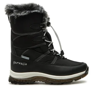 Śniegowce Garvalin 241852 A054 D Czarny - Buty dla dziewczynek - miniaturka - grafika 1
