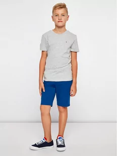 Tommy Hilfiger T-Shirt KB0KB04140 S Szary Regular Fit - Koszulki dla chłopców - miniaturka - grafika 1