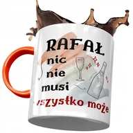 Kubki - Kubek Pomarańczowy dla Rafała Kolegi Prezent z Nadrukiem ze Zdjęciem + Opakowanie na prezent (wzór 02) - miniaturka - grafika 1