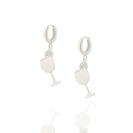 Kolczyki - Kolczyki srebrne z drinkami Aperol Spritz - miniaturka - grafika 1