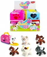 Figurki dla dzieci - Mega Creative Transporter dla zwierząt z pluszowym Psem DR5063 MC - miniaturka - grafika 1