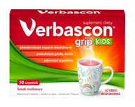 Witaminy i minerały - Polski Lek Verbascon Grip Kids 10 saszetek - miniaturka - grafika 1