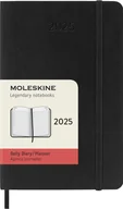 Kalendarze - MOLESKINE kalendarz 2025 CZARNY POCKET SOFT DZIENNY (9x14) - miniaturka - grafika 1