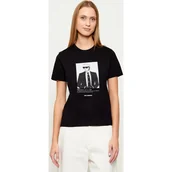Koszulki i topy damskie - Karl Lagerfeld T-shirt Portrait Classic fit - miniaturka - grafika 1