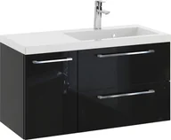 Szafki łazienkowe - Szafka z Umywalką ROSEN 90 cm - Uchwyt Chromowany - miniaturka - grafika 1