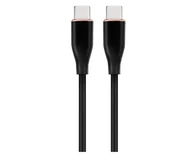 Kable USB - GEMBIRD Kabel USB Typ-C Power Delivery PD ładowanie i transmisja danych 60W oplot silikonowy 1.5m czarny - miniaturka - grafika 1