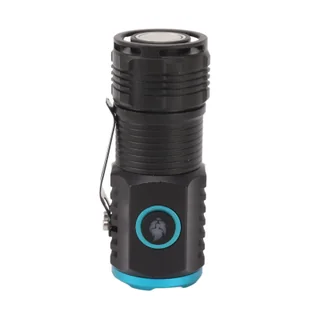 Mini mocna latarka, mini mocna jasna latarka, mini mocna latarka LED, mini mocna latarka 2000lm, mini latarka ładowana przez USB C, mała latarka LED, mała kieszonkowa EDC - Latarki - miniaturka - grafika 1
