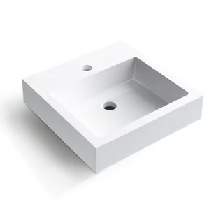Balneo Umywalka nablatowa VERA biała 40x40 - Umywalki Balneo Umywalka nablatowa VERA biała 40x40 - Umywalki - miniaturka - grafika 1