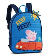 Plecaki szkolne i tornistry - Plecak dziecięcy szkolny ŚWINKA PEPPA GEORGE granatowy 6L - miniaturka - grafika 1
